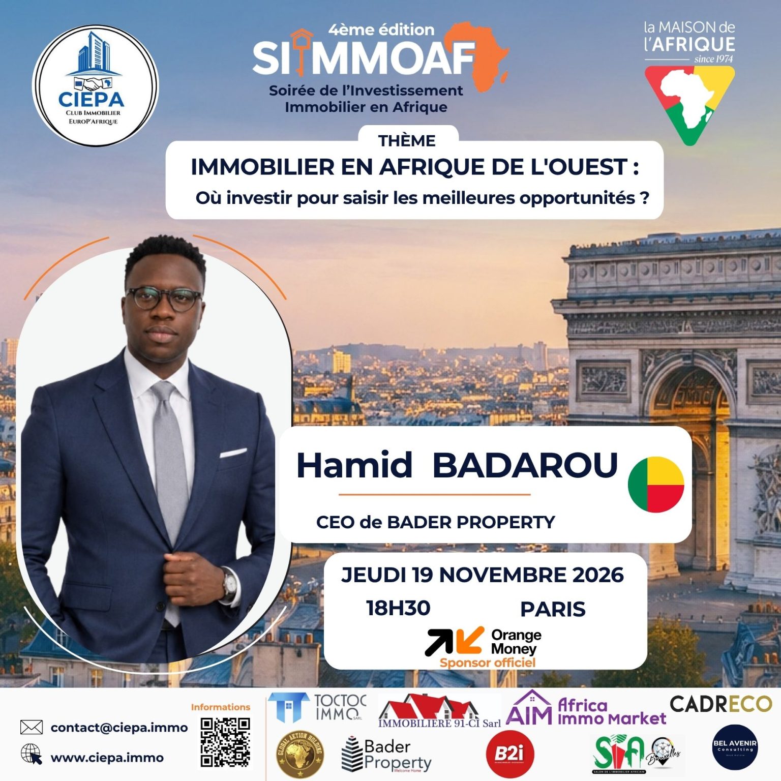 BENIN - PANELISTE - H BADAROU